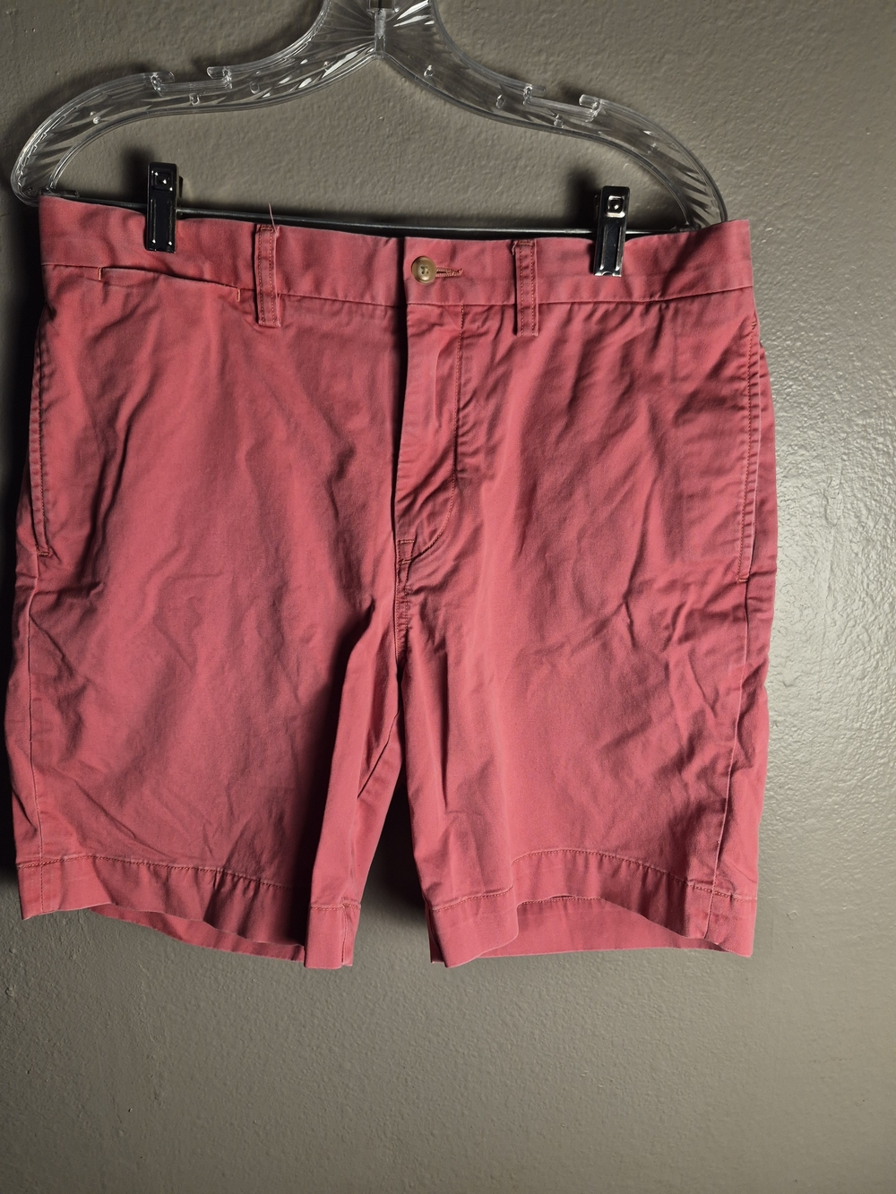 Polo by Ralph Lauren Coral  Flat-Front Men's Shorts